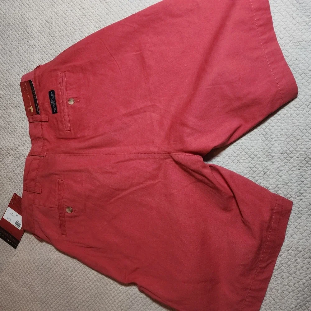 Southern Marsh The Regatta Flat Front Shorts Mens Size 30 NWT Reddish/Pink
